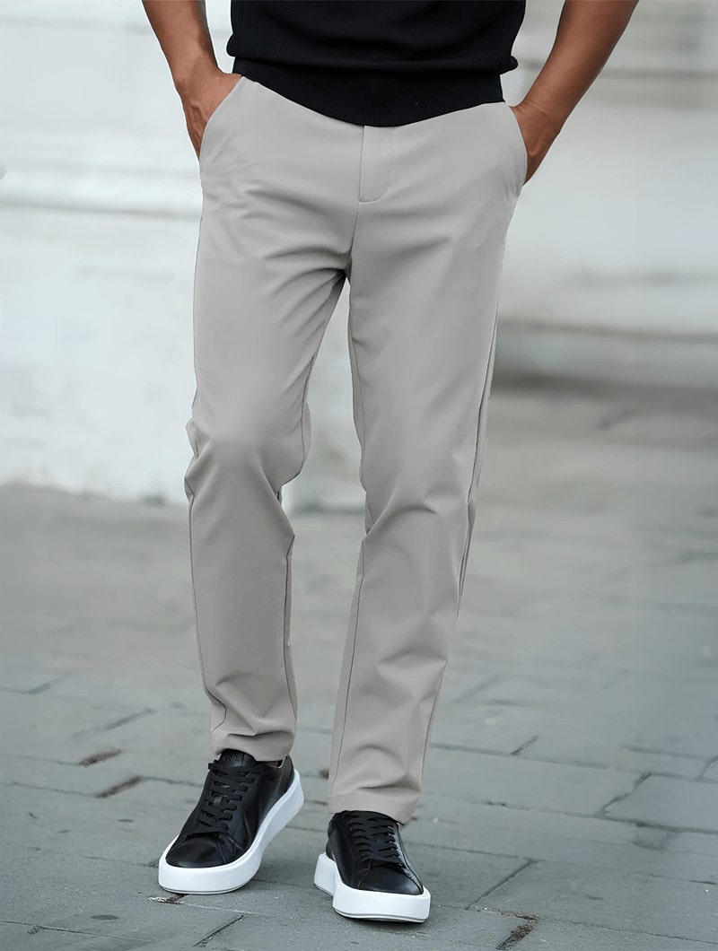 Rocio Pantalones Rectos - Gris