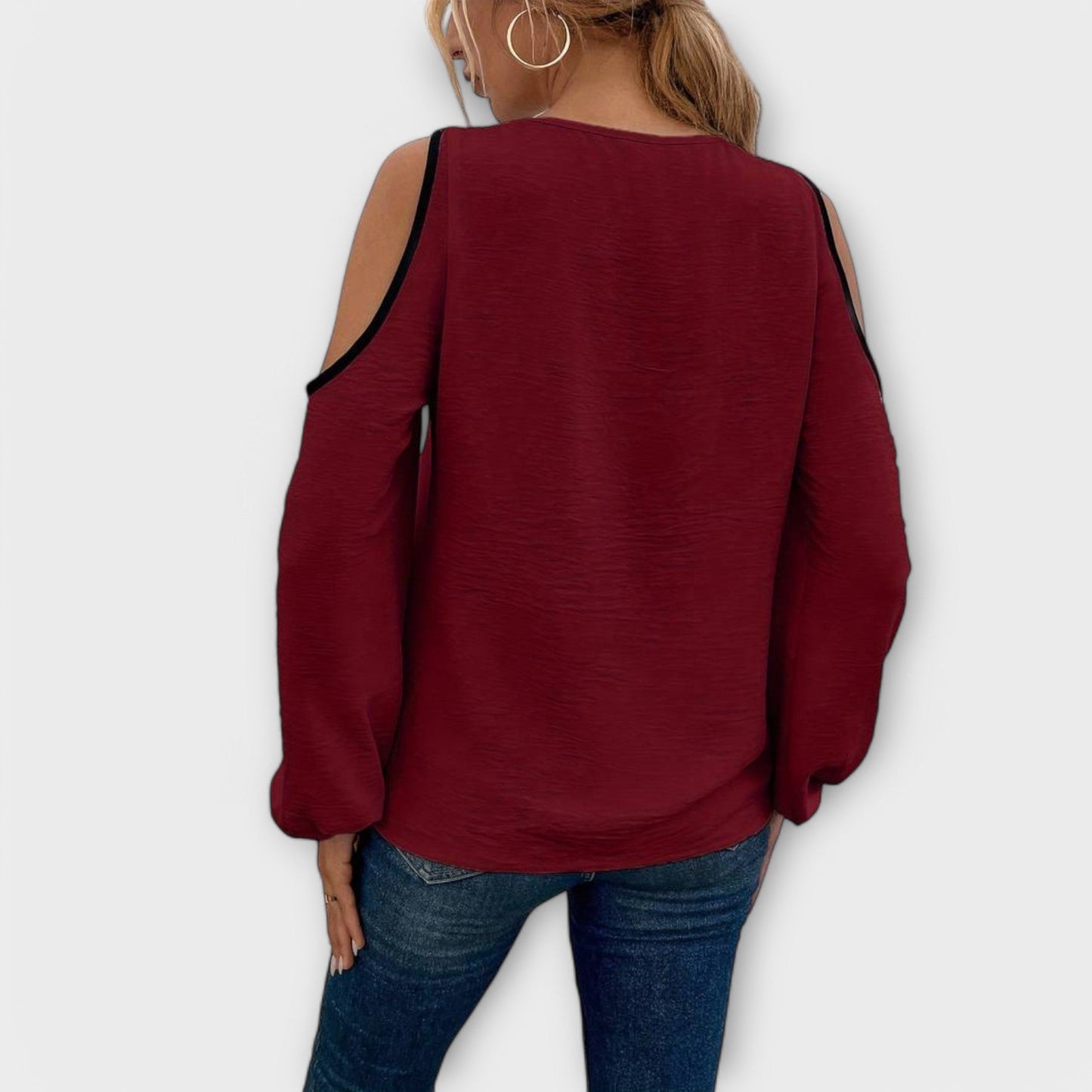 Anica - Blusa con escote cuadrado