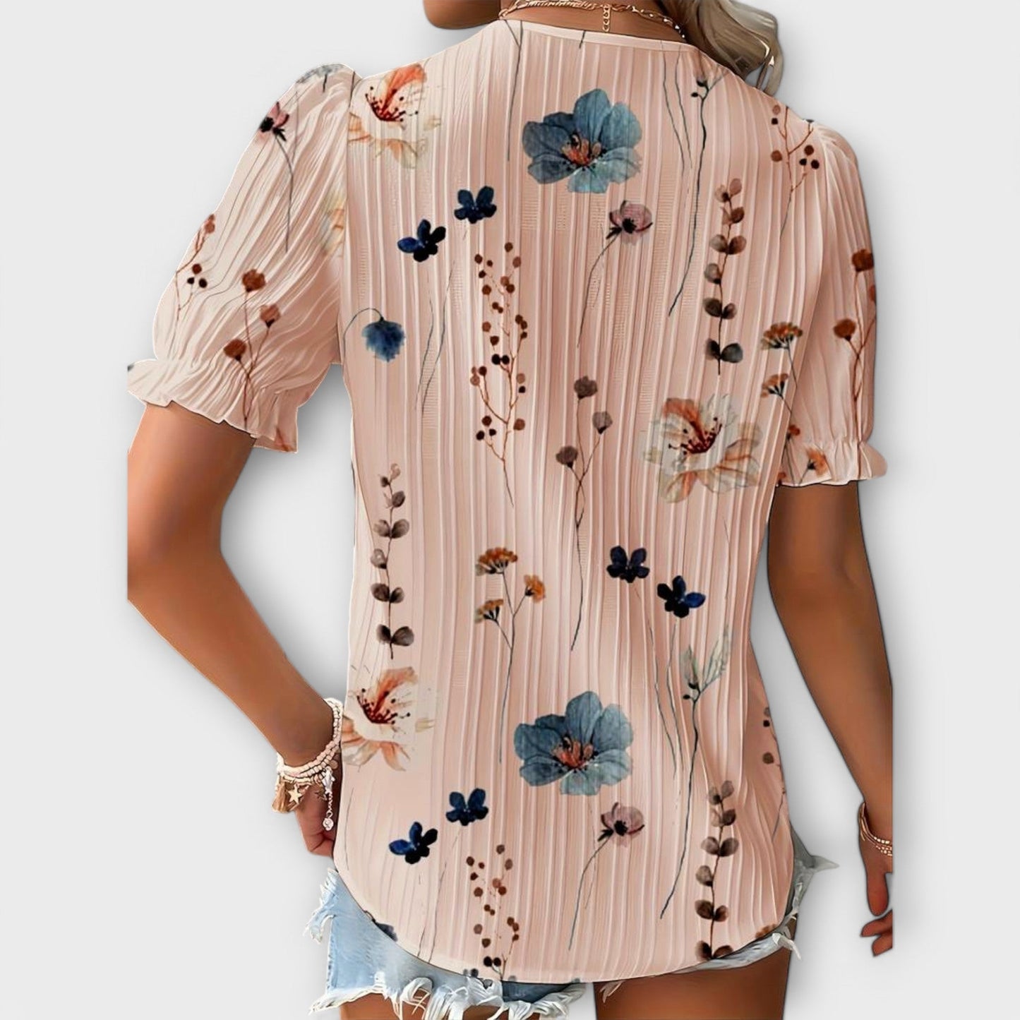 Hermina - Blusa con escote en V