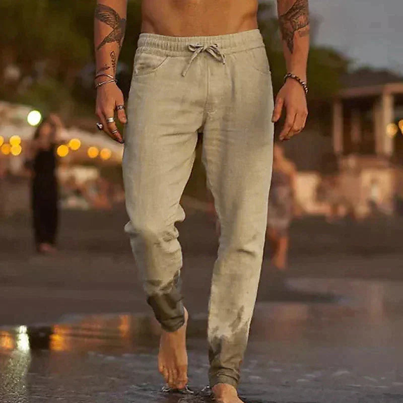 Mateo | Pantalones de Playa de Lino