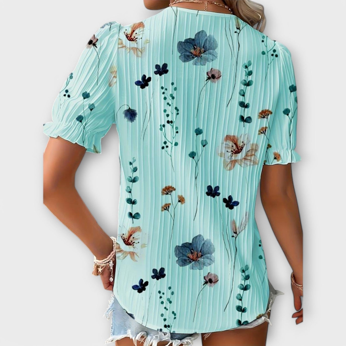 Hermina - Blusa con escote en V