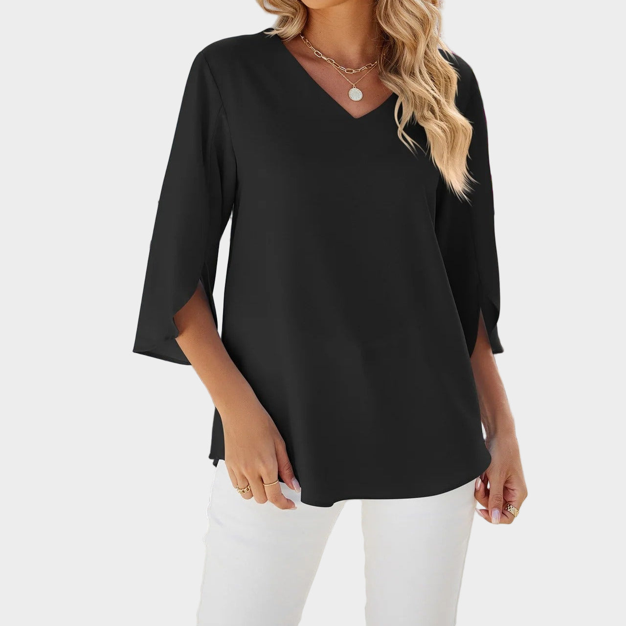 Monika – Blusa moderna de estilo relajado