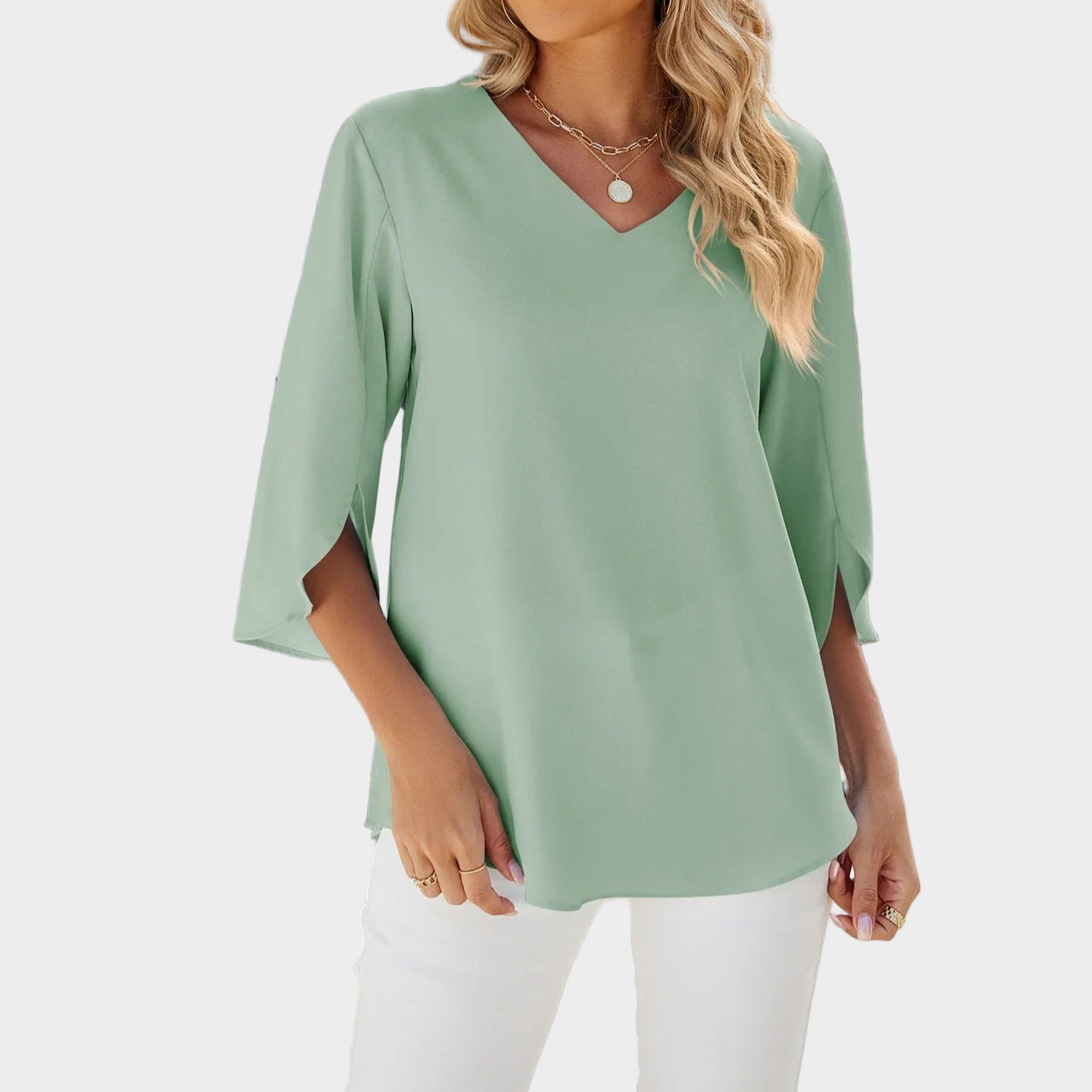 Monika – Blusa moderna de estilo relajado