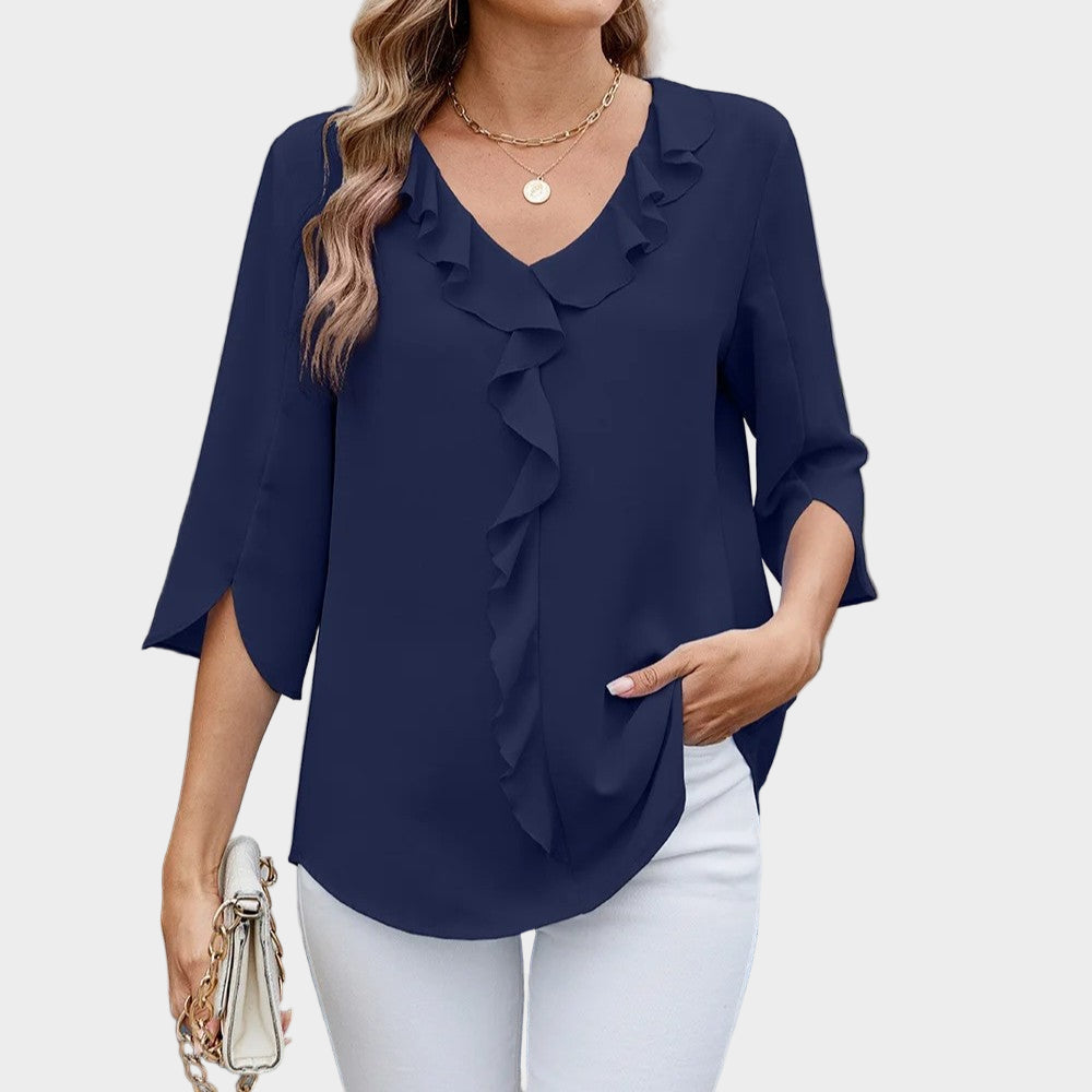 Monika – Blusa moderna de estilo relajado