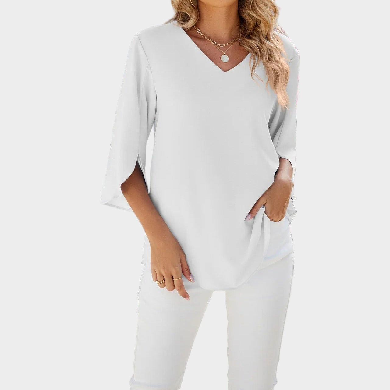 Monika – Blusa moderna de estilo relajado