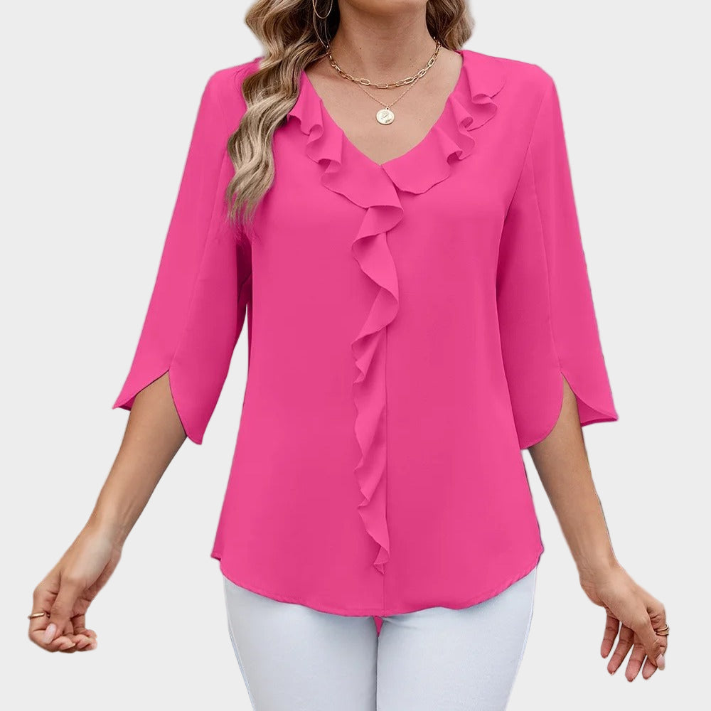 Monika – Blusa moderna de estilo relajado