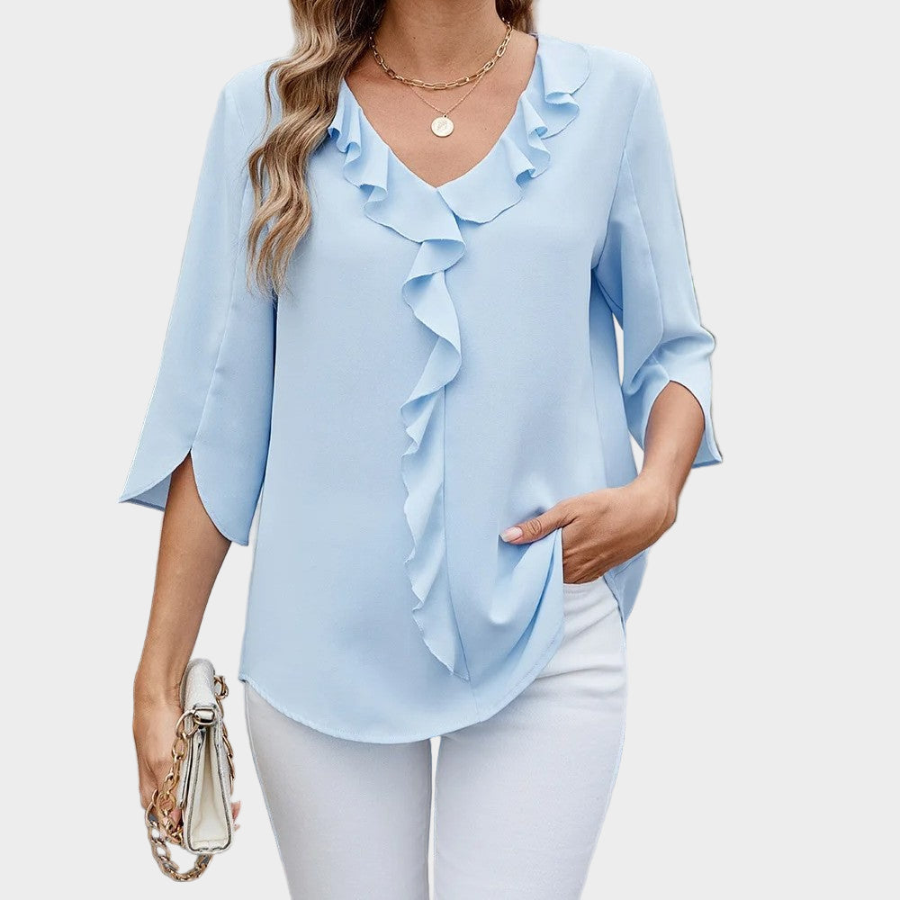 Monika – Blusa moderna de estilo relajado