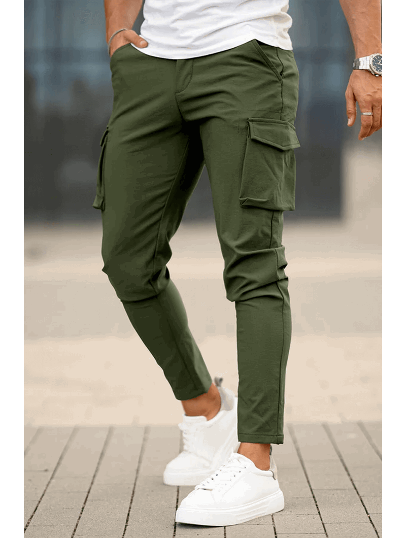 Franco Pantalones Cargo - Verde