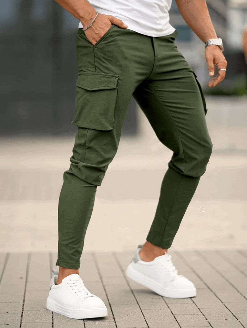 Franco Pantalones Cargo - Verde